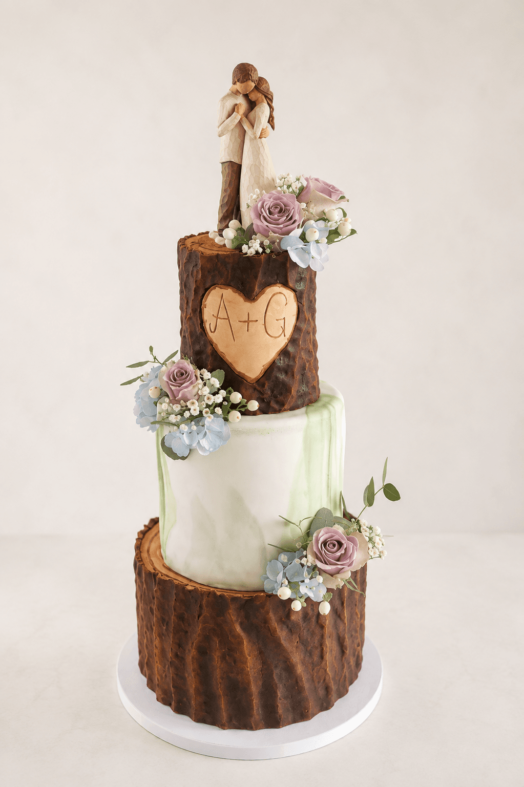 Rustikale Hochzeitstorte